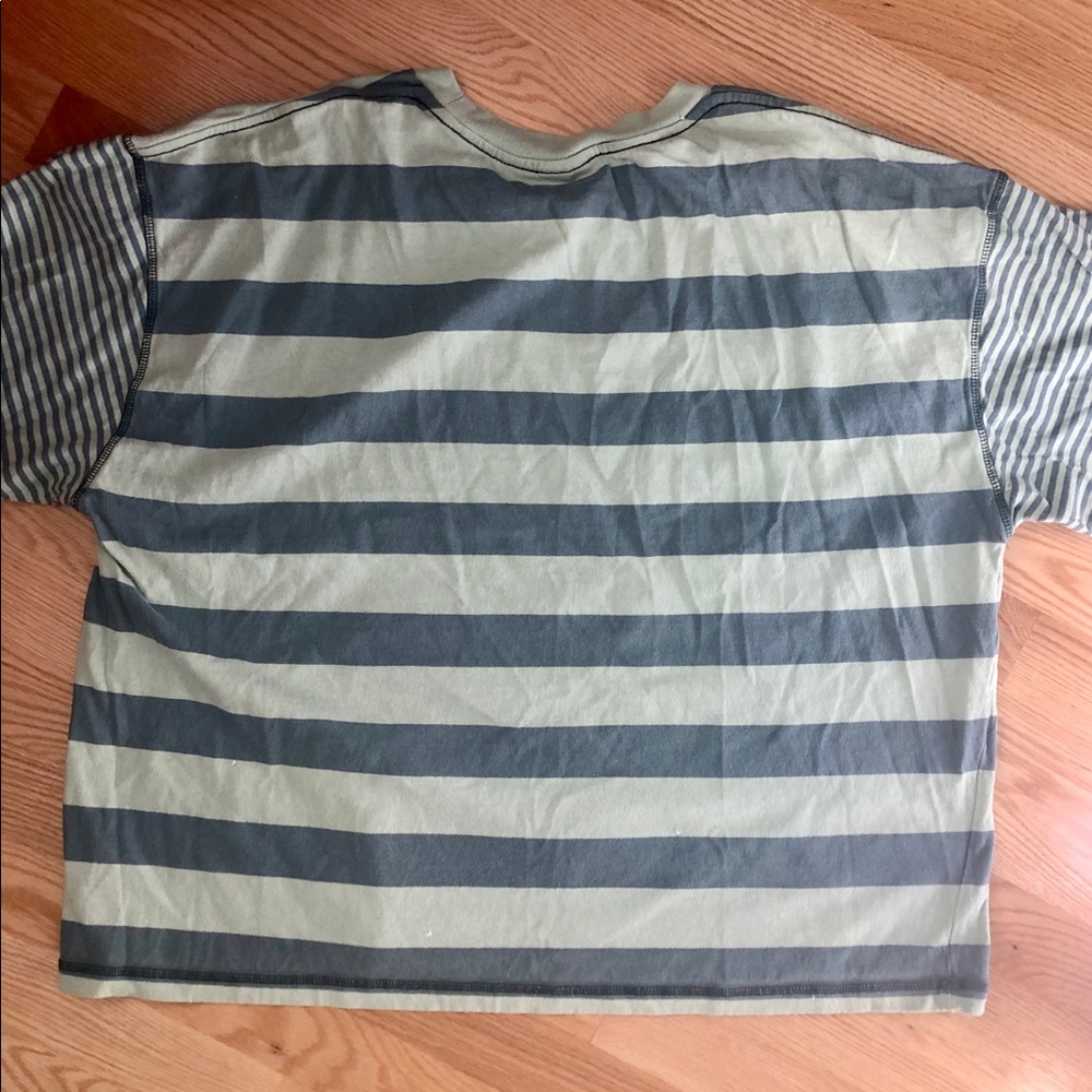Urban Outfitters Oversized Striped Skater Tee